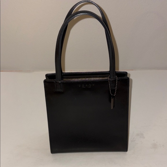 Coach Handbags - Coach vintage top handles, elegant, mini tote, black 90’s to Y2K